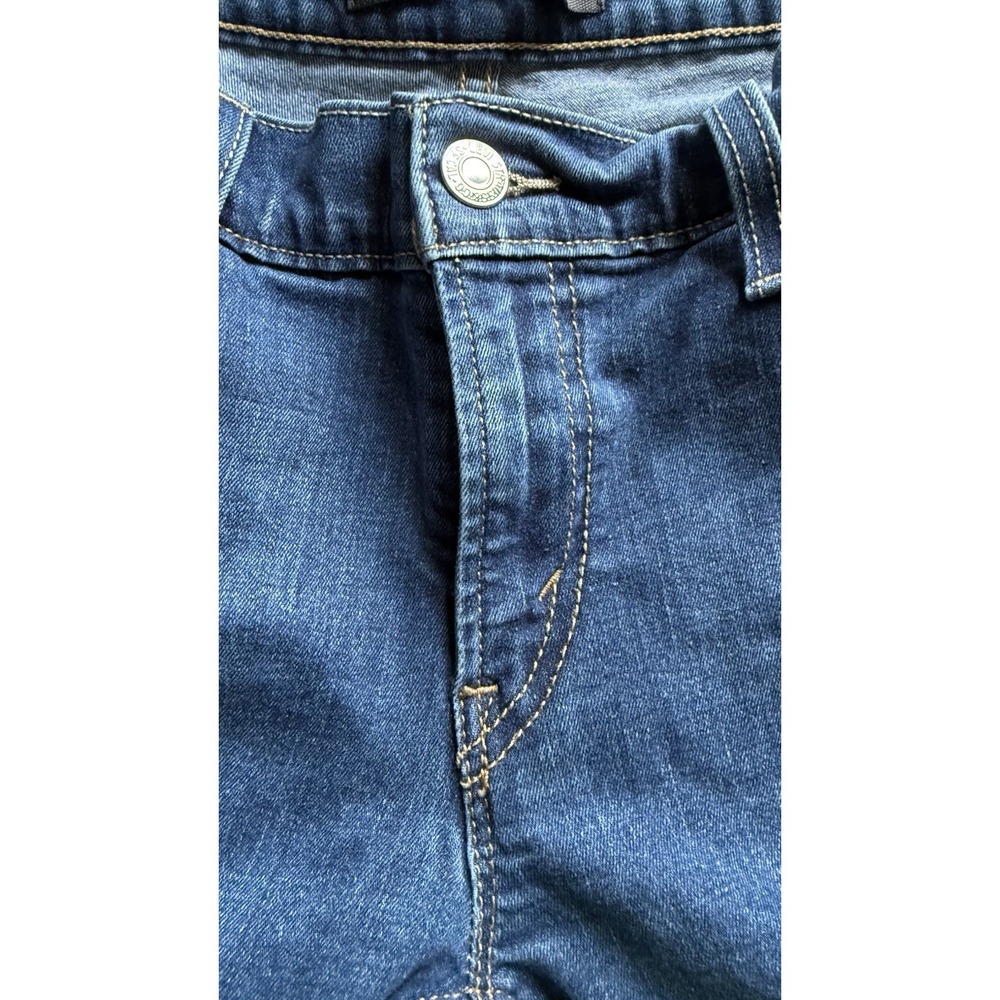 Levi's 524 Too Superlow Women's Jeans Size 11M Blue Skinny Denim Gently Used W30 - Picture 3 of 7